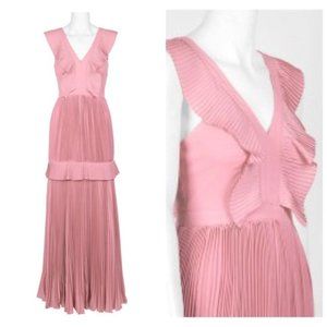Aidan Mattox Pleated Gown